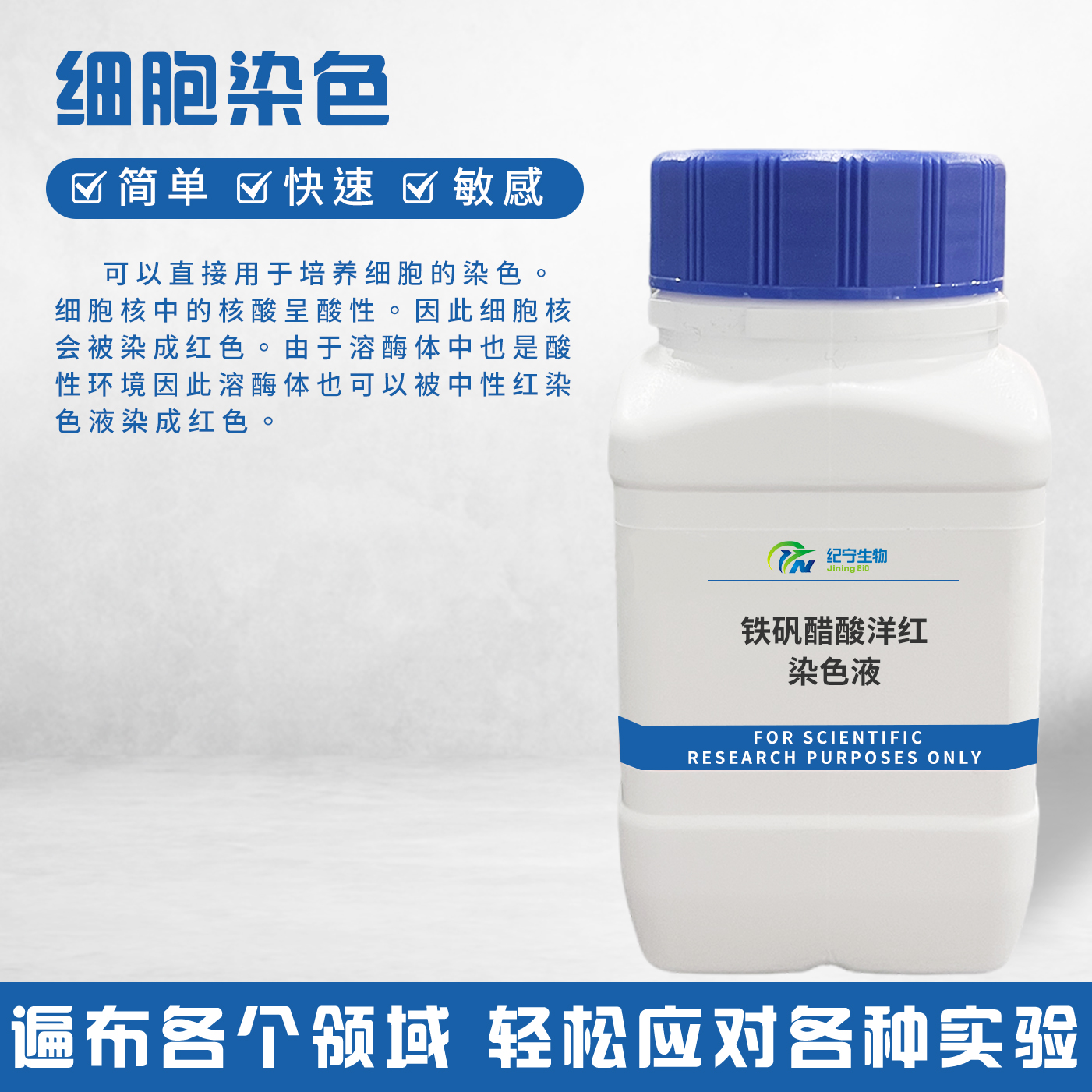 鐵礬醋酸洋紅染色液