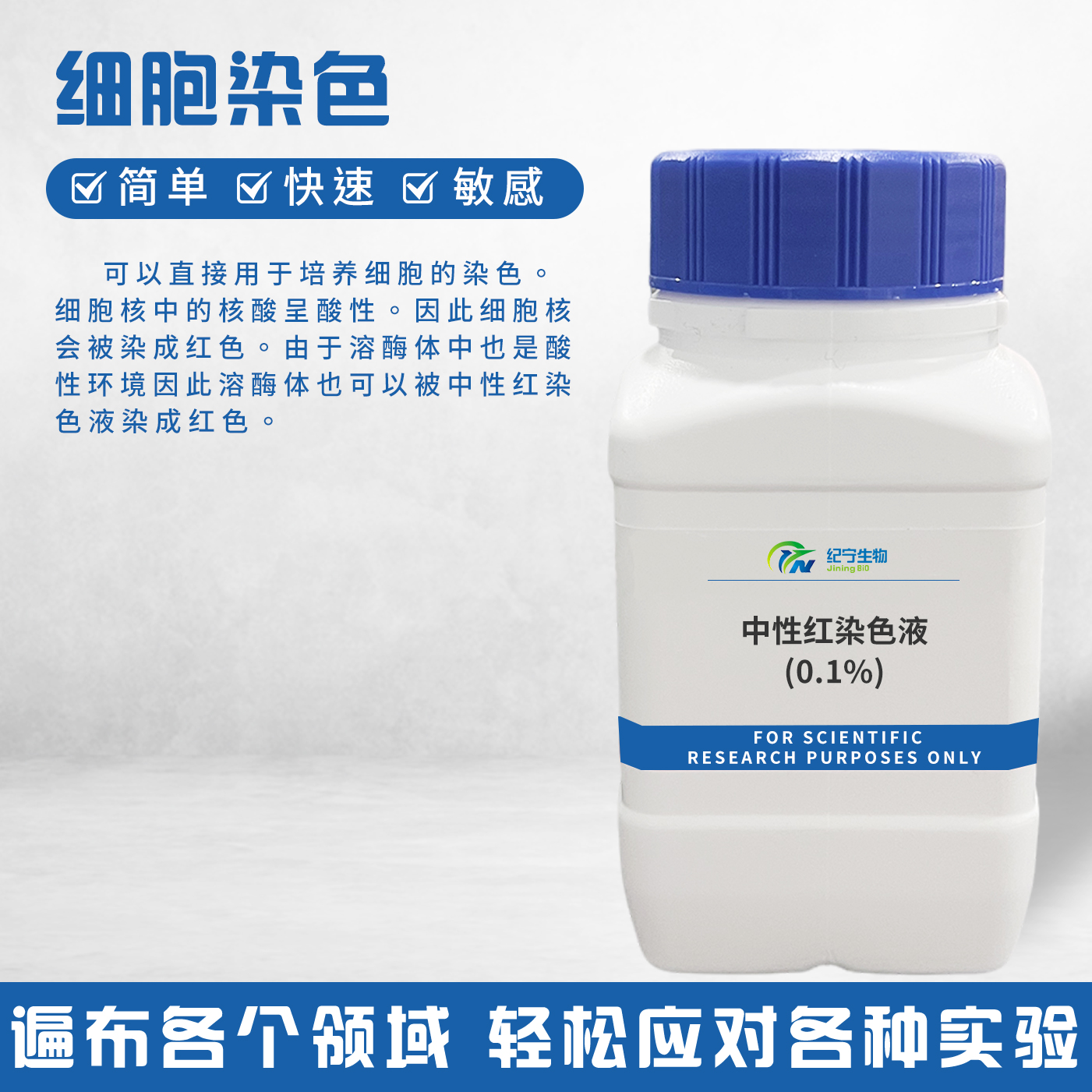 中性紅染色液(0.1%)